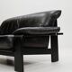 Postmodern German brutalist lounge sofa by Rolf Benz for Musterring, 1990s, set of 2