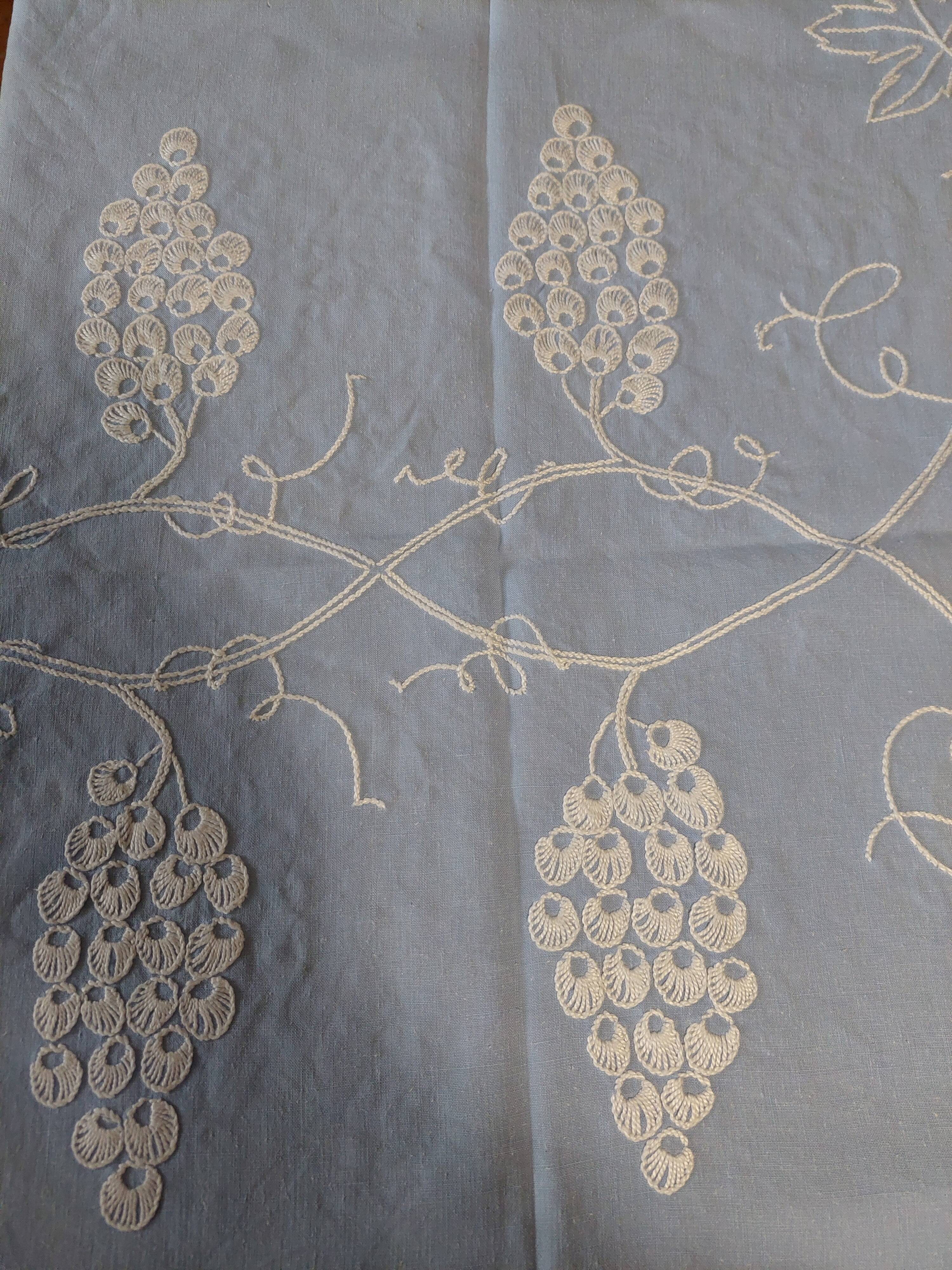 Table linen tablecloth eighteen napkins eighteen coasters