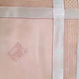 Silk sheet and birthcase, with initial K