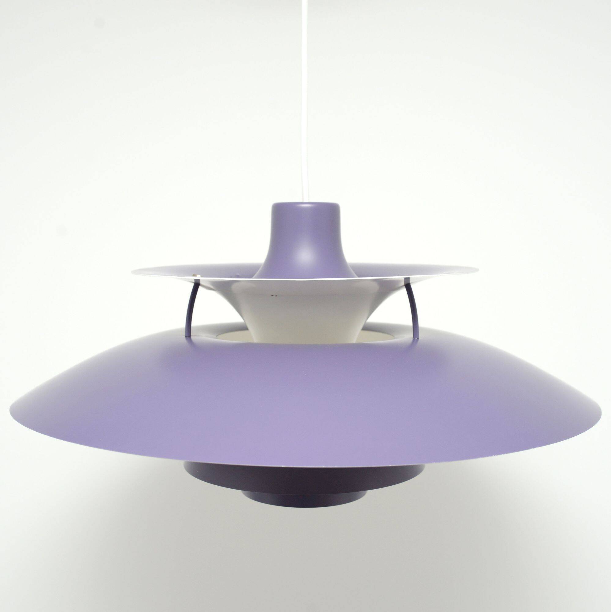 Lavender PH5 lamp, P. Henningsen for L. Poulsen, vintage 1960s