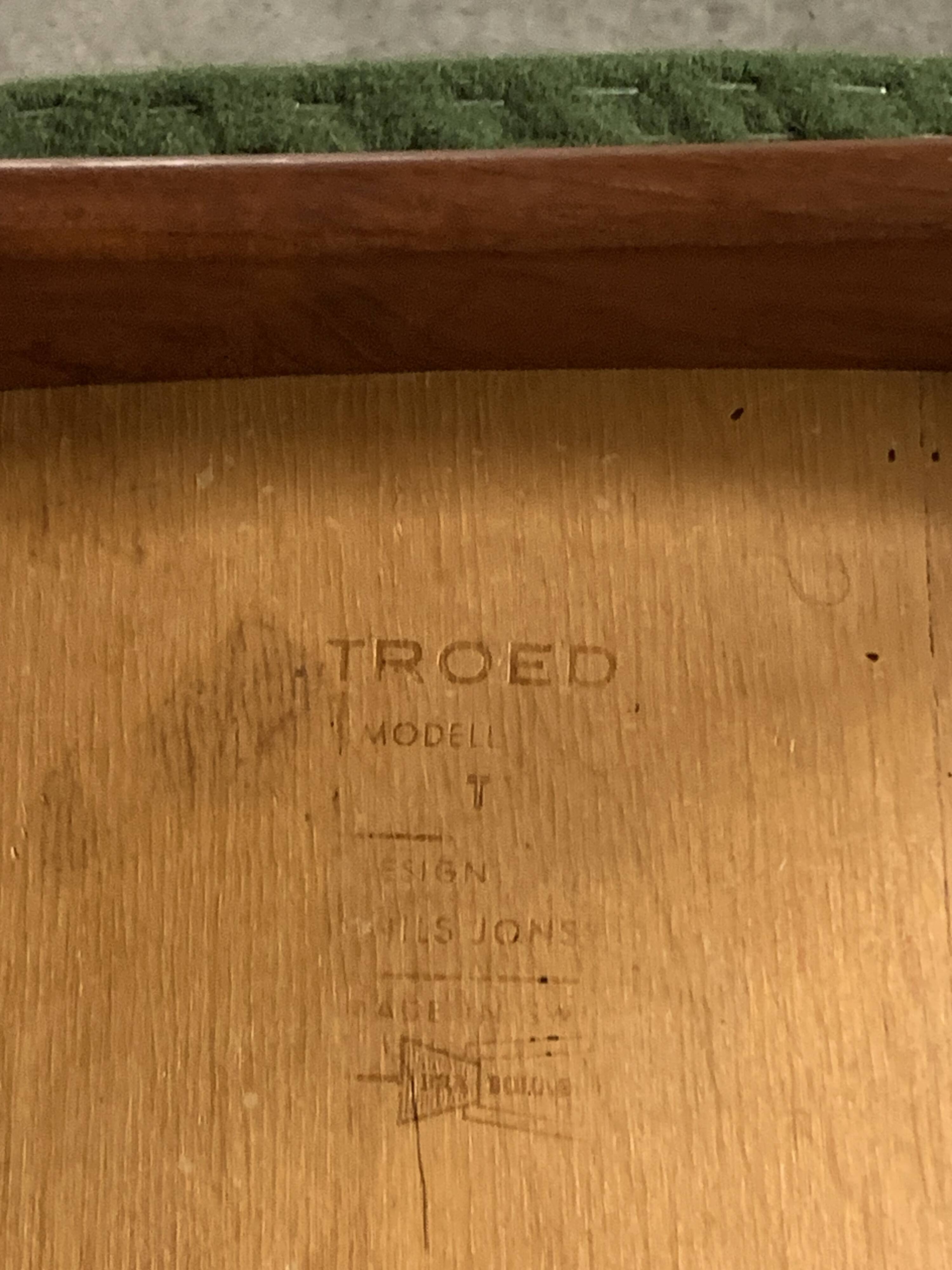 Scandinavian teak chair by Nils Jonsson