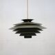XL Green Pendant Lamp, Form Light Nordic Design, 1970s Denmark