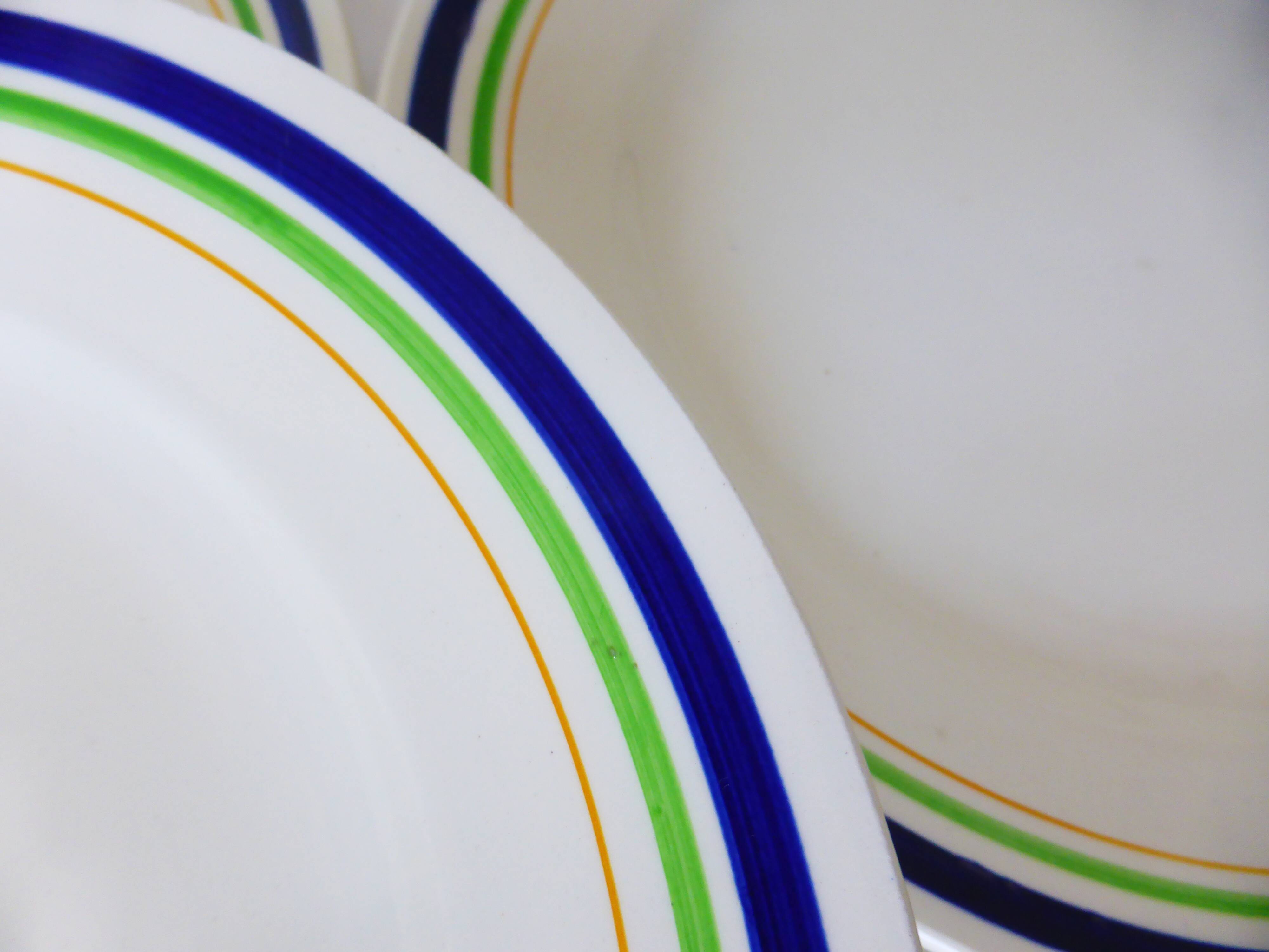 5 flat plates of Gien model Georges 210642