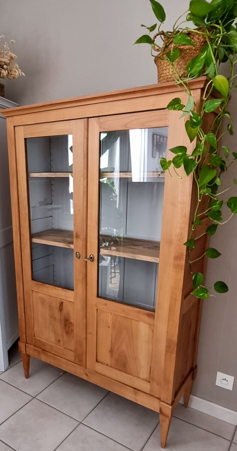 Vitrine bois massif