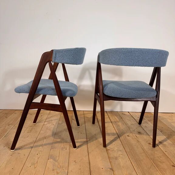 Set of 4 chairs by Thomas Harlev for Farstrup Møbler, 1960s.