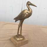 Heron brass statuette