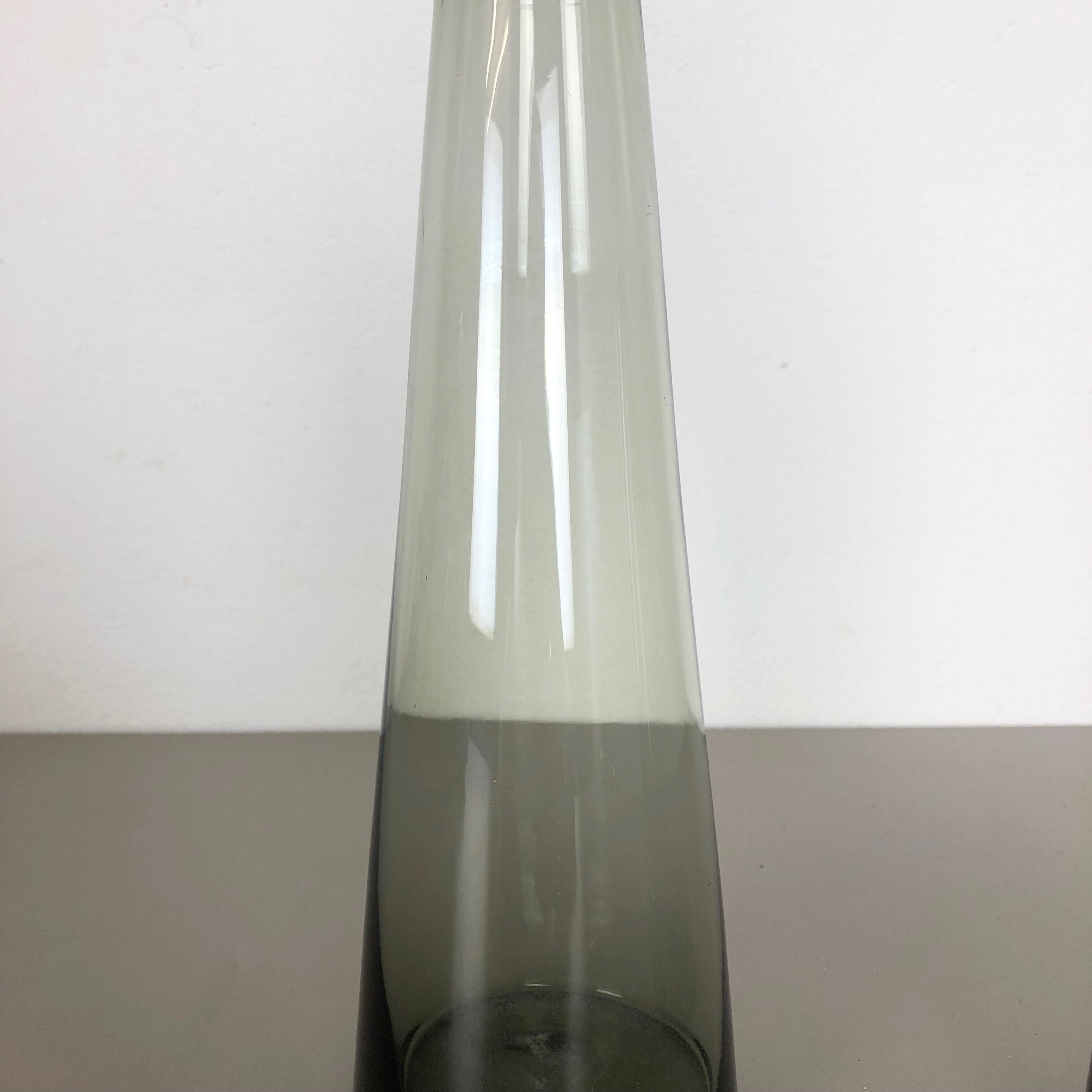 1960s set of 2 turmalin vases by Wilhelm Wagenfeld for WMF, Germany