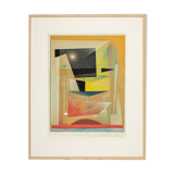 Lichtquelle, Serigraph in Colors, 83 x103 cm