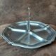 Stainless steel rotating dish