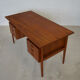 Teak 'Floating' Desk By Gunner Nielsen For Tibergaard, Denmark.
