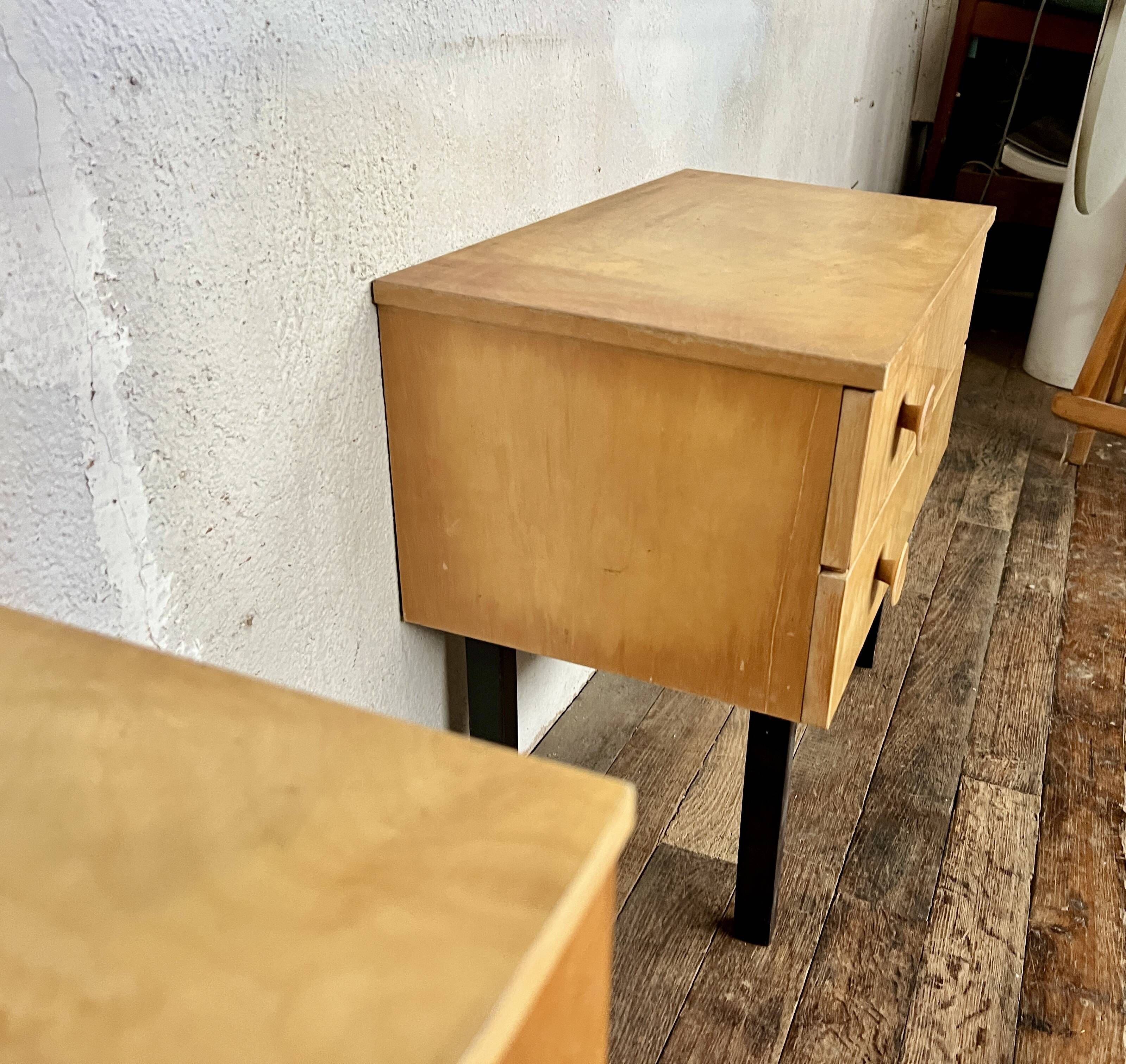 Pair of vintage bedside tables