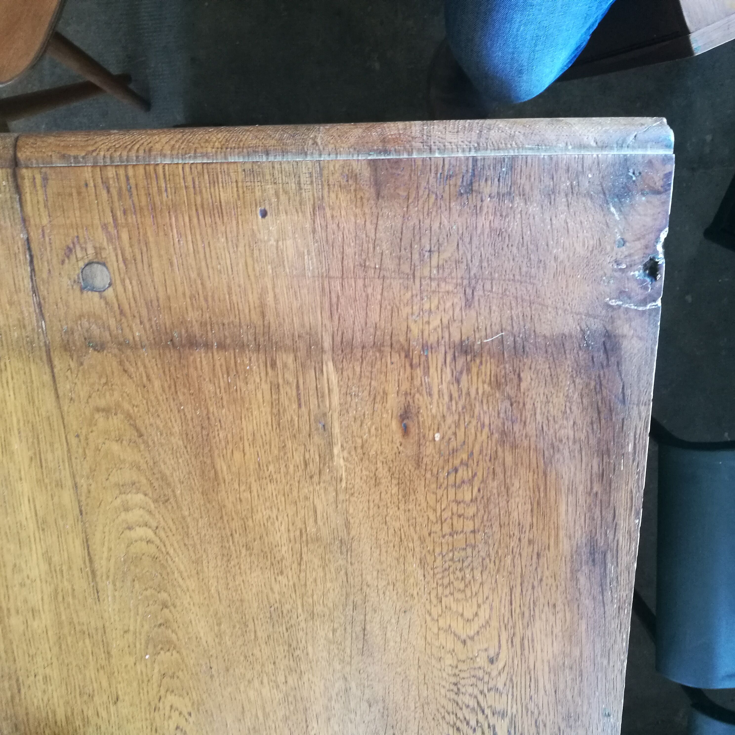 Louis Philippe solid oak buffet