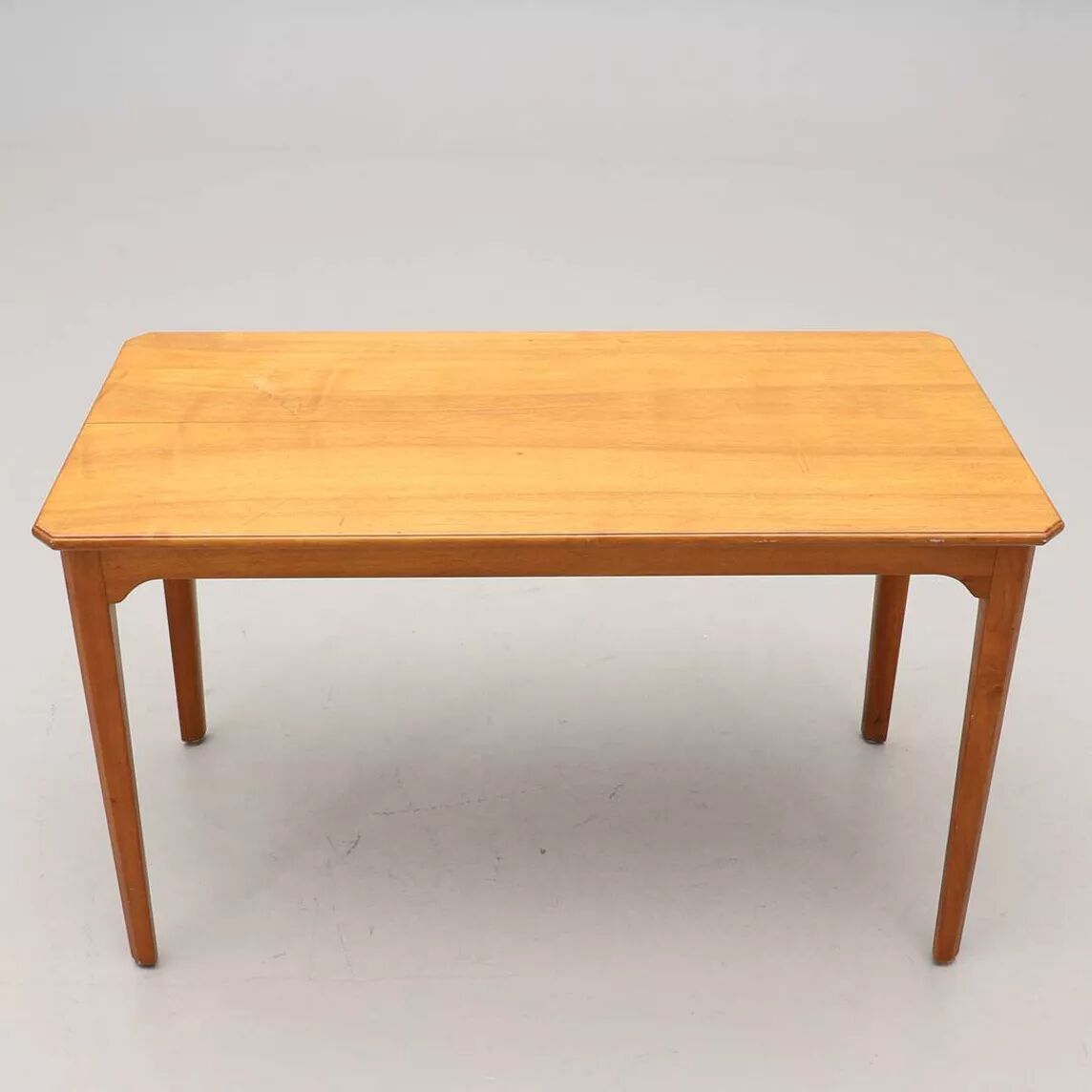Vintage Scandinavian coffee table in walnut by Carl Malmsten - Sweden - 1960s