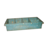 Box drawer blue wood