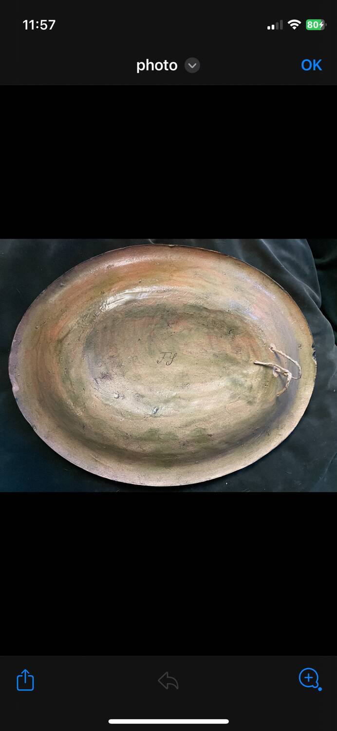 Dish in the style of Bernard Palissy