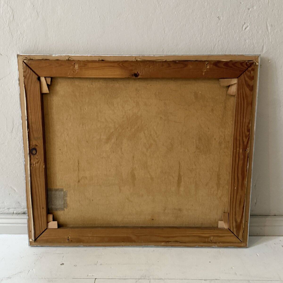 Unknown, Village Landscape, 1950, Oil, Framed