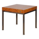 Burl wood game table by Guy Lefevre for Maison Jansen, 1970