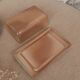 Old stoneware butter dish