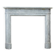Half-moon Louis XVI Style Fireplace In Turquin Blue Marble Circa 1900