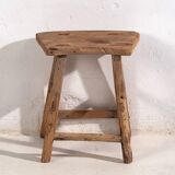 Tabouret ancien de style primitif (c.1900) #5