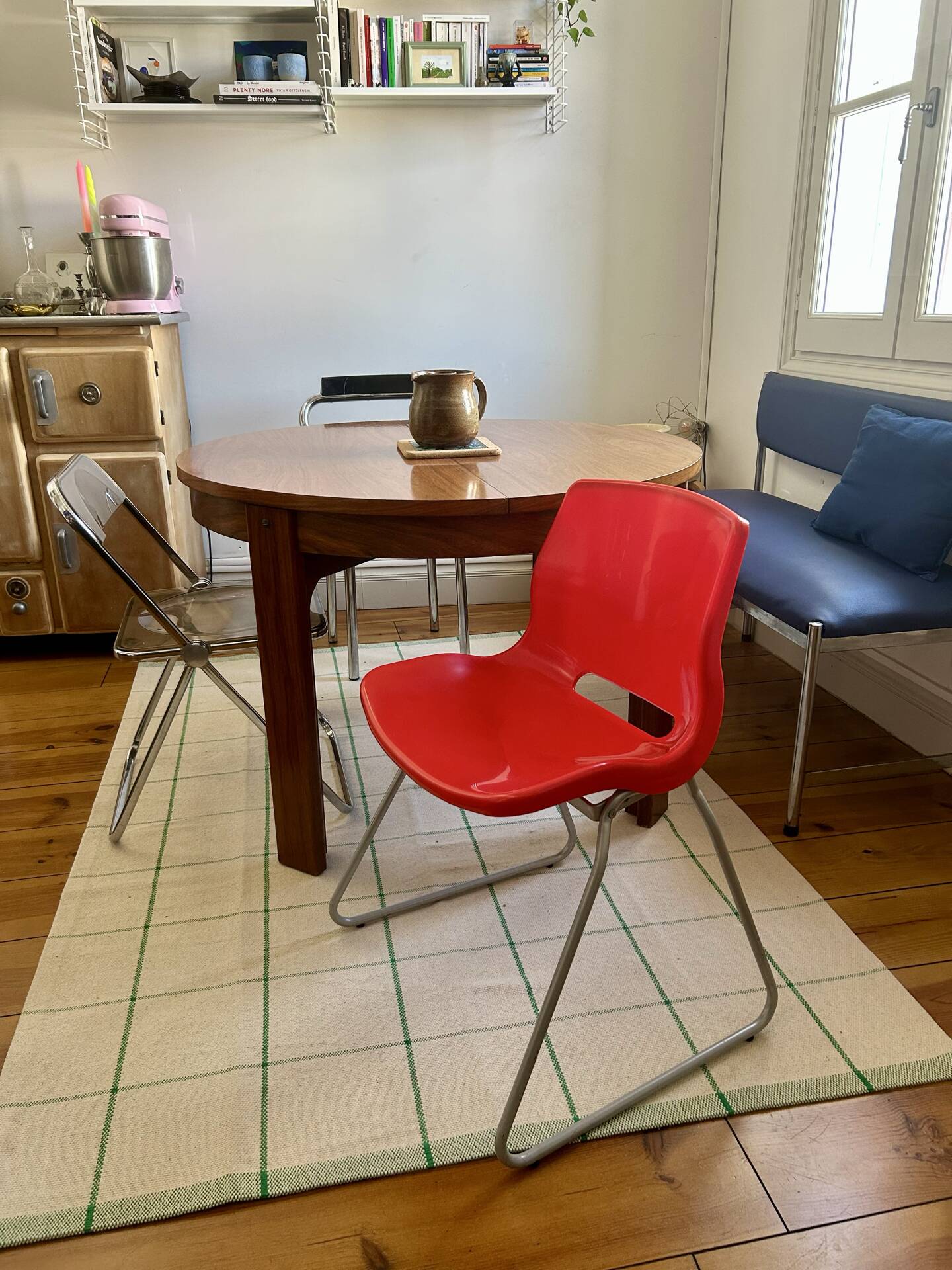 Red vintage 90's Ikea chair
