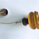 Suspension en opaline caramel