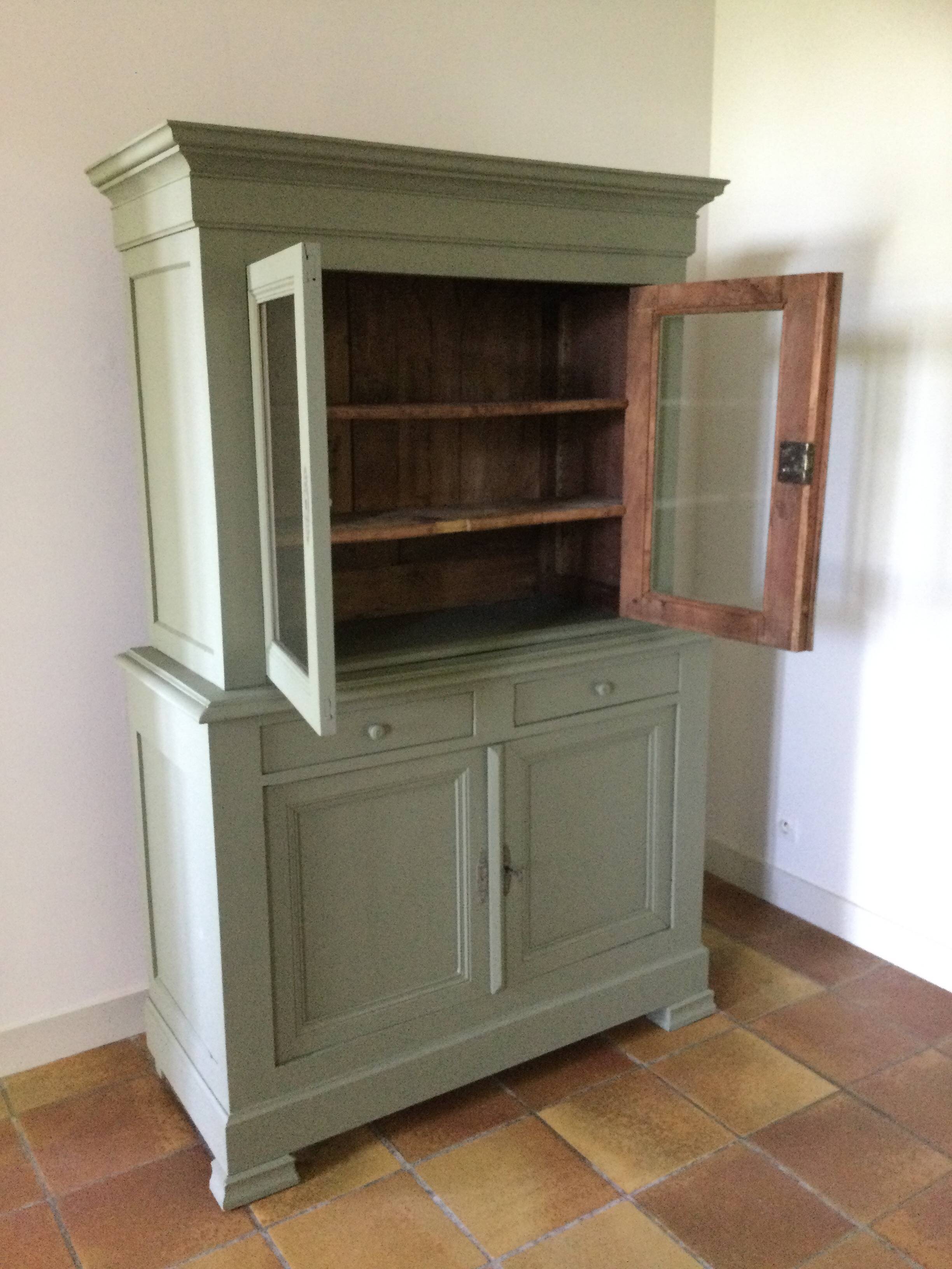 Antique patinated 2-part dresser