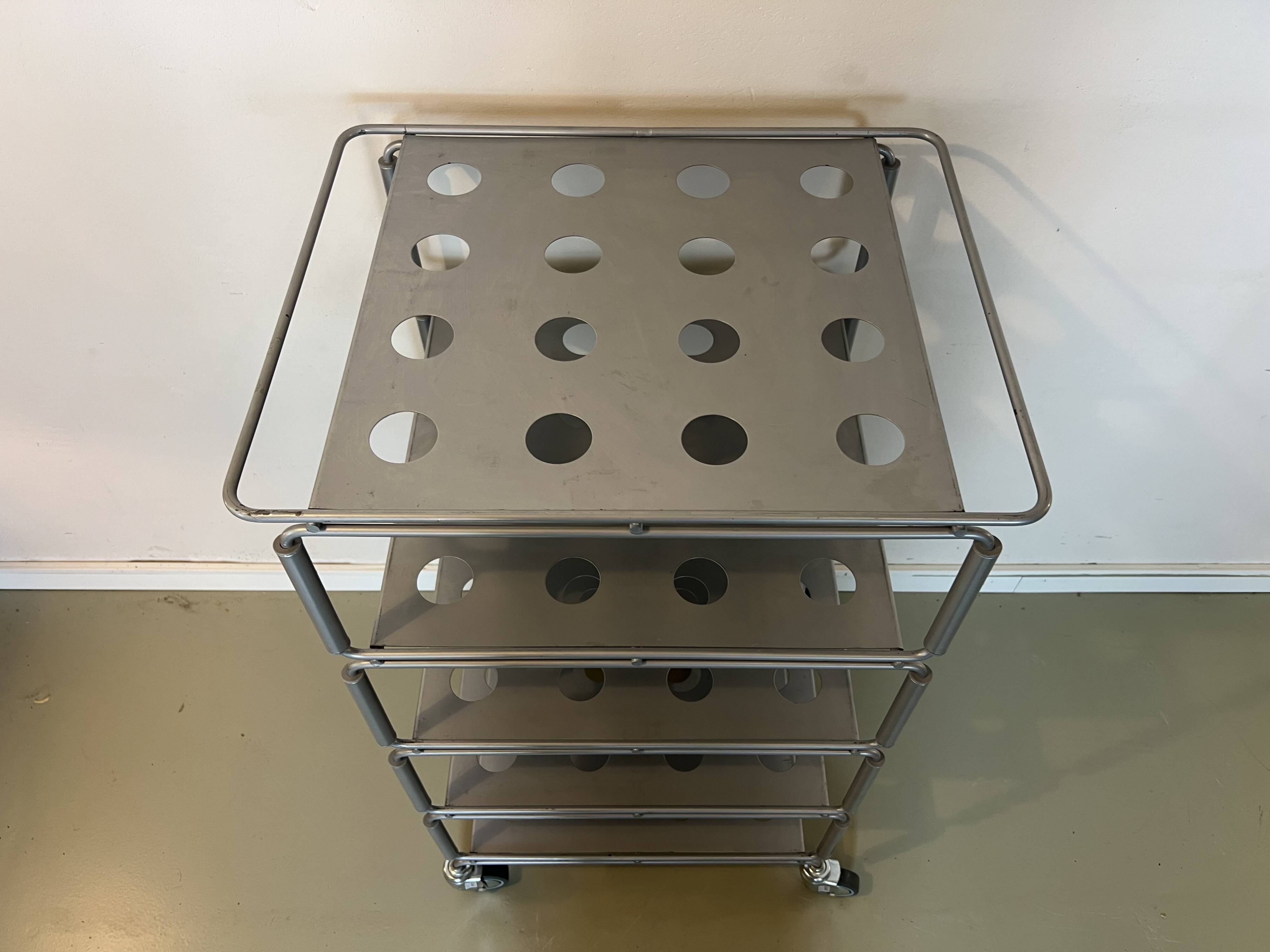 Tunstall Vintage rolling shelf IKEA Niels Gammelgaard 1990s