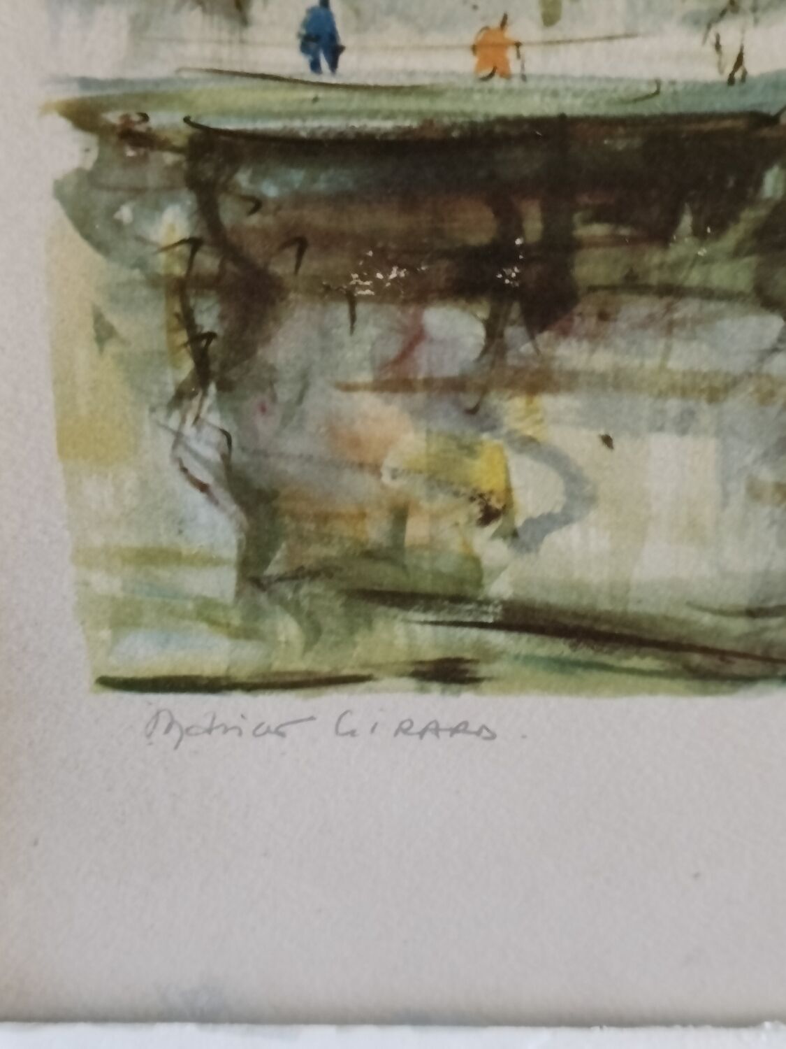 Lithograph Paris Notre Dame