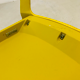 Deux chaises "Alfa" de couleur jaune de Hannes Wettstein pour Molteni