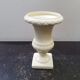 Old vase gien medici form ceramic white vintage