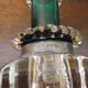 Antique Desk Candlestick from Vallérystal Crystal Factory, 1890s