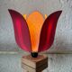 Vintage lotus flower lamp