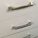 6-drawer desk white laminate