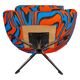 Orange and Blue 70s Psychedelic C14 Cocktail Chair