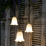 Lace opaline suspension