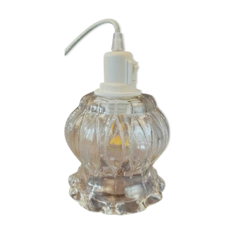 Transparent bulb portable lamp