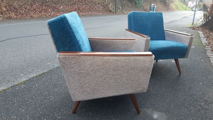 2 fauteuils des années 60