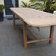Renovated farmhouse table with extensions