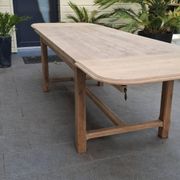 Renovated farmhouse table with extensions