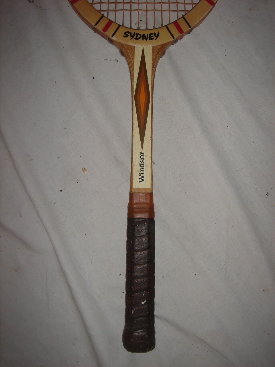 Ancienne raquette de tennis en bois sydney windsor, 1930/40