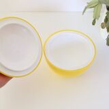 Ice cube tray, vintage yellow apple