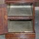 Bureau à caissons jumelés double face avec marqueterie hollandaise antique