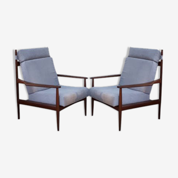 Pair of Scandinavian armchairs Grete Jalk 60