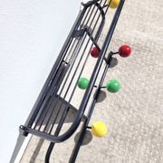 Vintage 60s wall-mounted coat rack