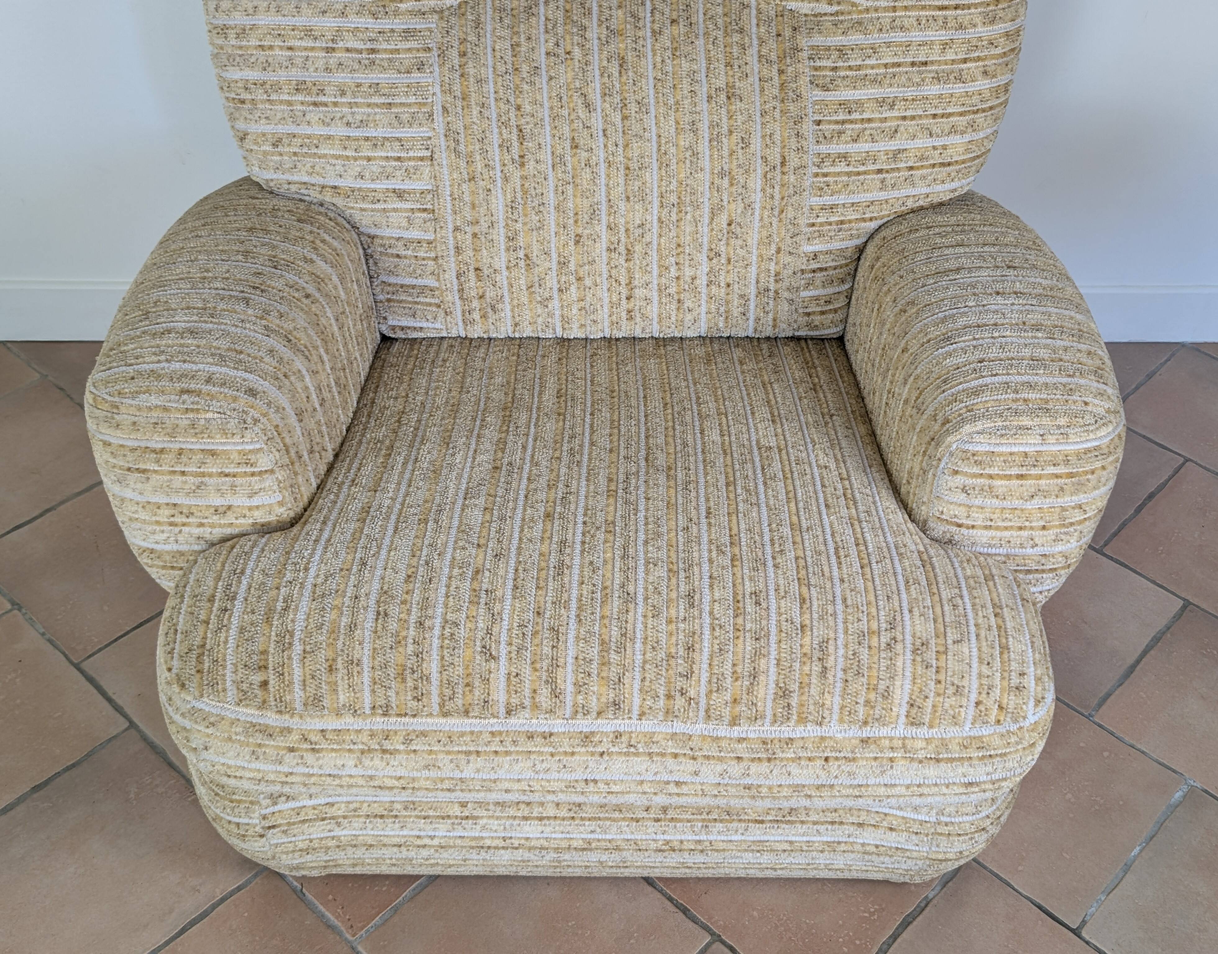 Pair of Italian armchairs from the 1970s.