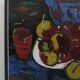 Uldis Rēdelis still life painting "With red vessel" | Latvia | 2005