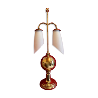 Lampe italienne en laiton, années 50