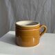 Stoneware mug with handle