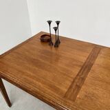 Petite table de ferme ancienne en chêne à 6 pieds